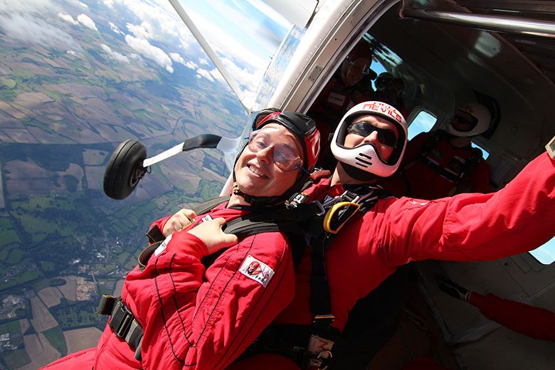 Charity skydive in aid of Silverlining