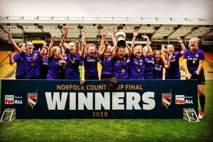 Ashtons confirms continued sponsorship of winning Wymondham Ladies side
